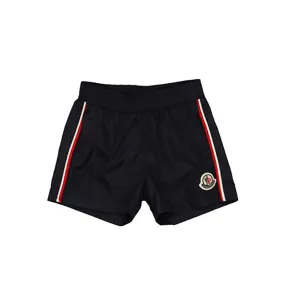 Moncler Enfant Logo Patch Swimming Trunks