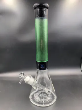 15 Genie 9mm Sandblasted Artwork Glass Water Bong