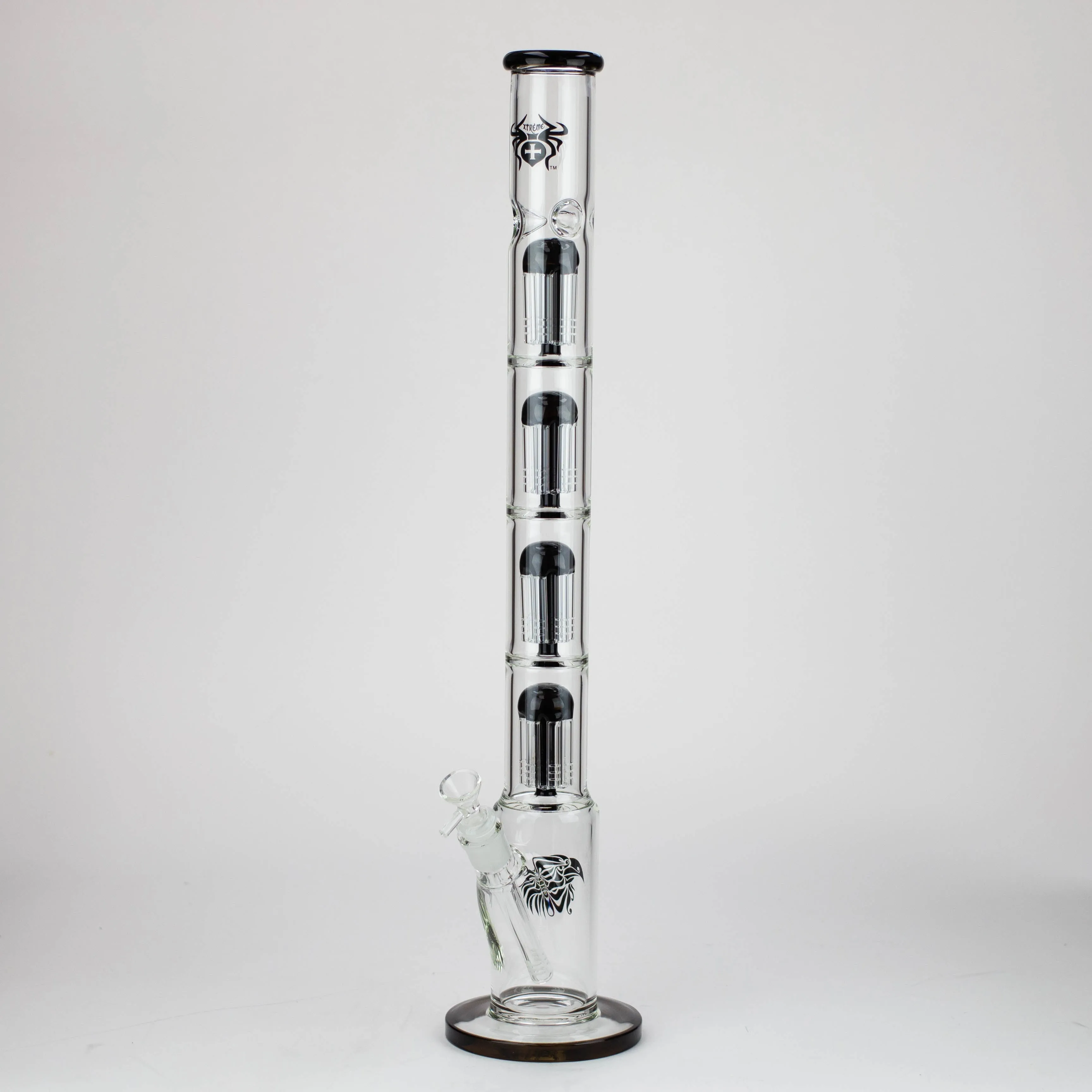 26" Xtreme Quad-percolator 7 mm glass Bong [XTR411]