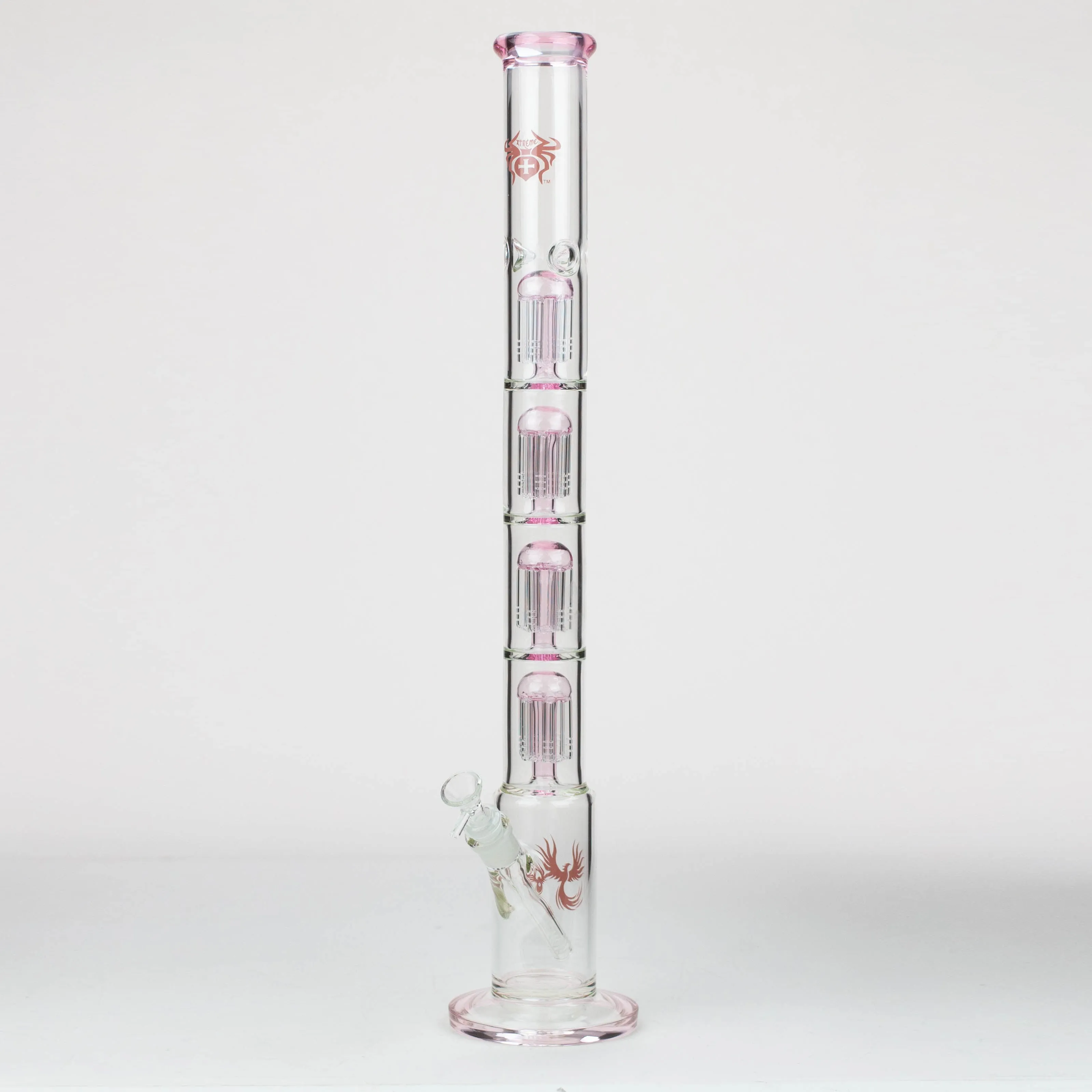 26" Xtreme Quad-percolator 7 mm glass Bong [XTR411]