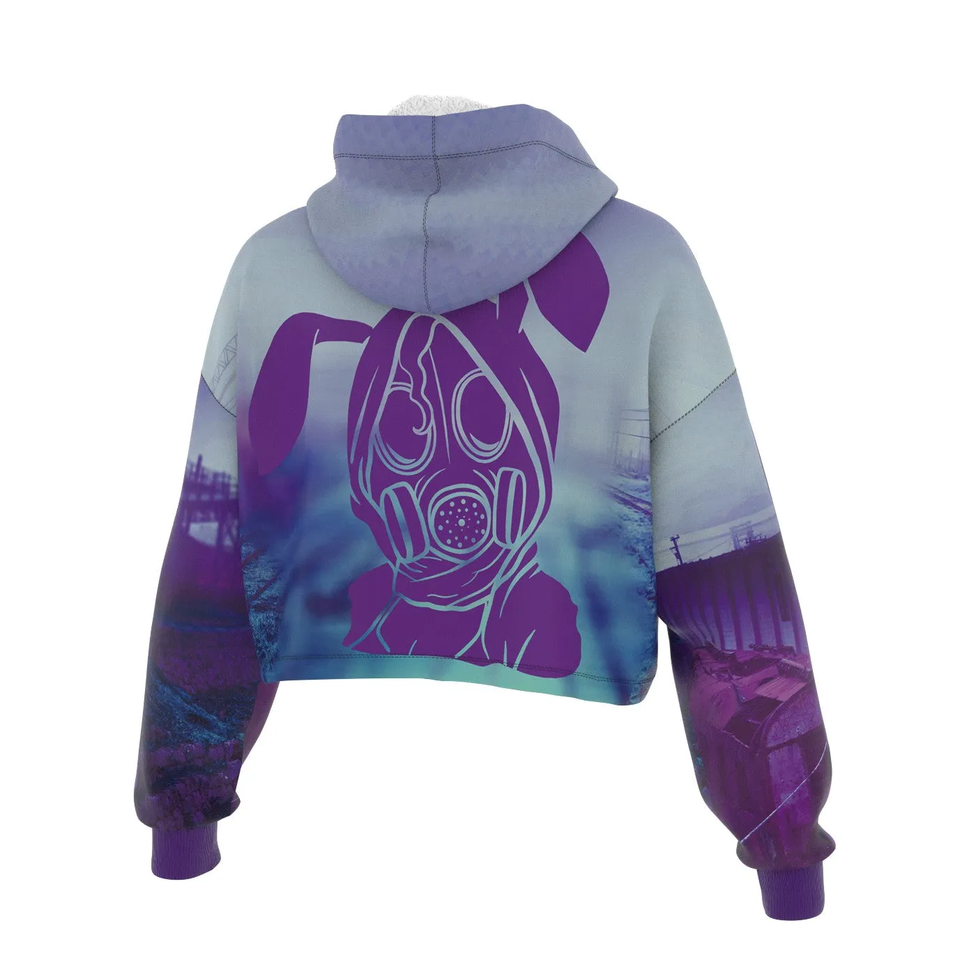 Apocalypse Bunny Cropped Hoodie