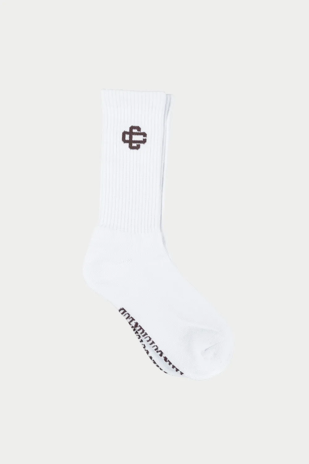 EMBLEM SPORTS SOCK - BROWN