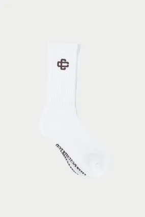 EMBLEM SPORTS SOCK - BROWN