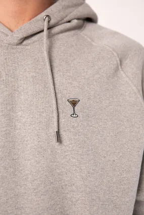 Espresso Martini | Bestickter Bio-Baumwoll Männer Hoodie