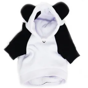 Frenchiestore Organic Dog Frenchie Ear hoodie | Panda Bear