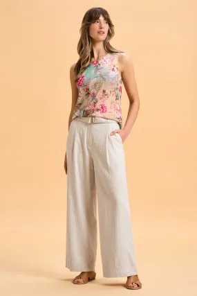 Linen Wide Leg Pant