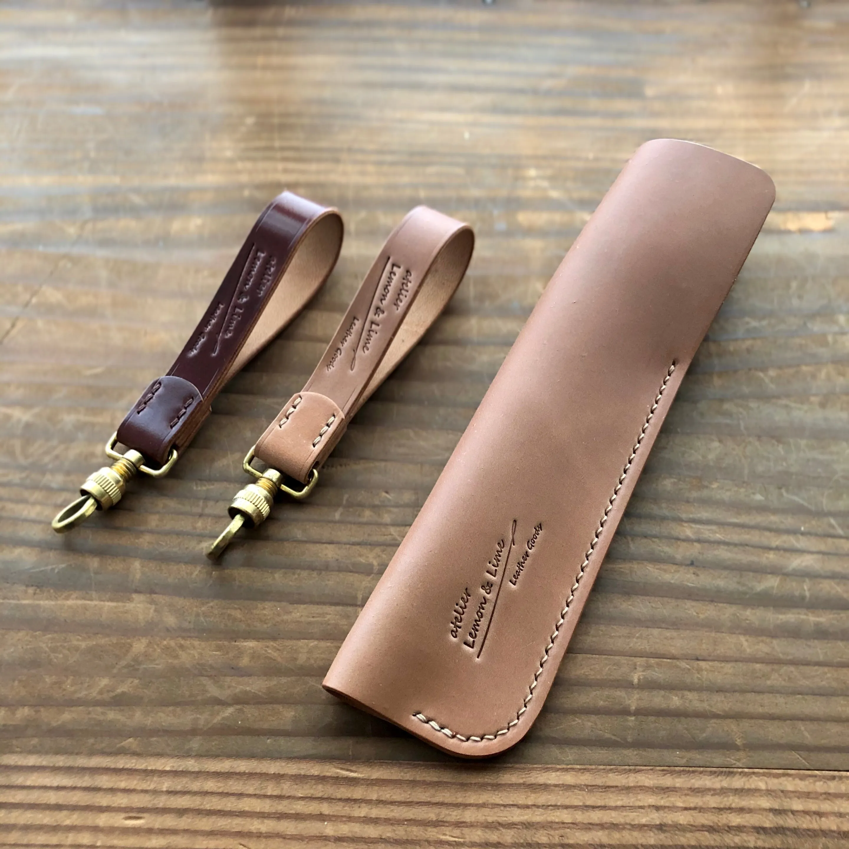 Shell Key Fob (Type C)【Horween】シェルコードバンのキーフォブ (C)