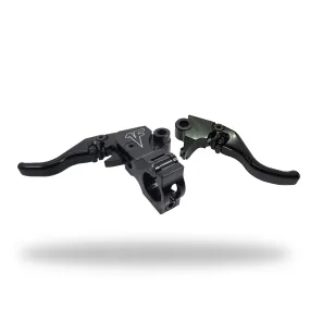 Signature Series Adjustable Easier Pull Clutch   Brake Lever Combo | Black - Dyna/Softail